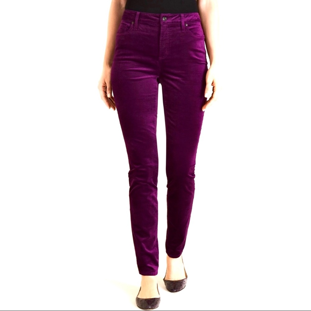 Chico’s Luxe Velvet Leggings High Rise Velvet
